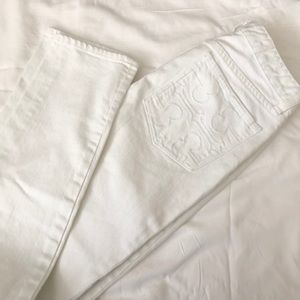 Tory Burch white jeans - super skinny - size 27